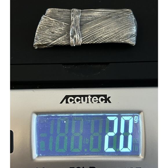 Vtg Mignon Faget Brooch Pin 925 Sterling Retired Zea Holoch Husk 1988 Collection - Picture 12 of 12